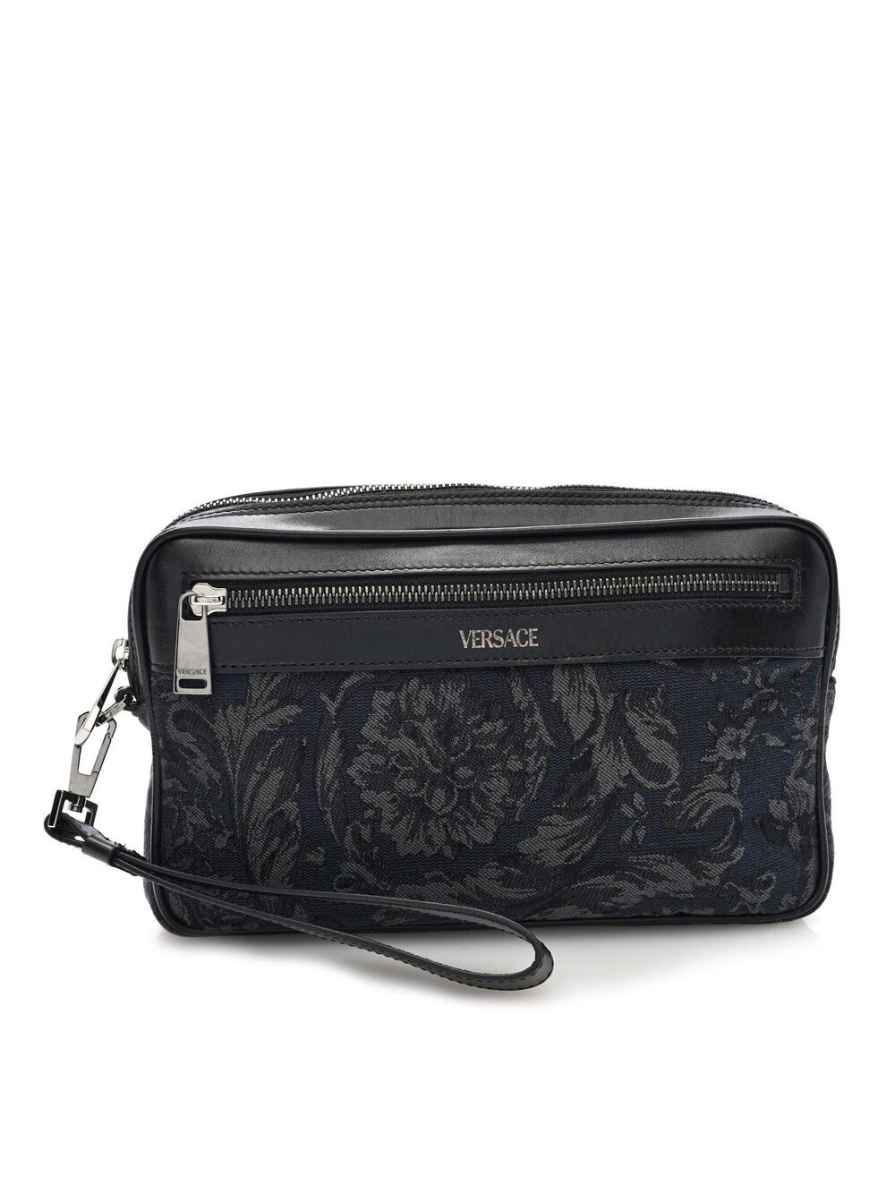 Versace Fabric Jacquard Calfskin #325174V35B